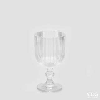 EDG Enzo De Gasperi Offerta Set 6 Calici Acqua Righe H14 D8 cm