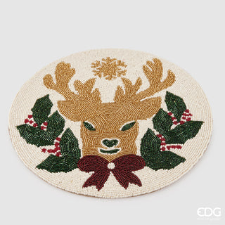 EDG Enzo De Gasperi Weihnachts-Rentier-Tischset D36 cm