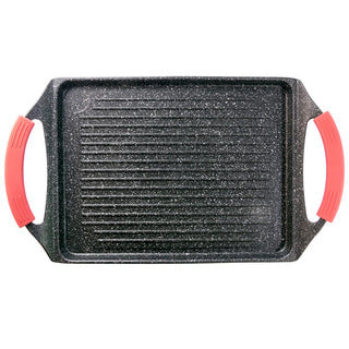 Coin Rectangular Grill Pro Grill in Aluminum 35x22 cm