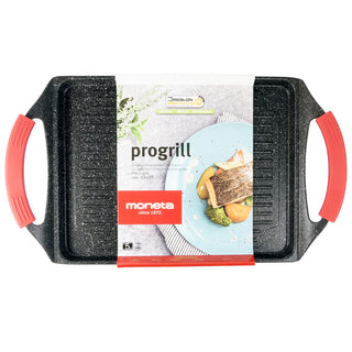 Coin Rectangular Grill Pro Grill in Aluminum 45x27 cm