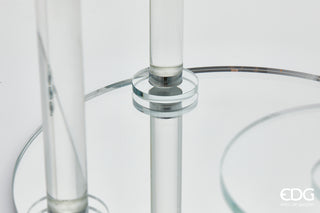 EDG Enzo De Gasperi Alzata Decorativa Splendor Rotonda H55 cm