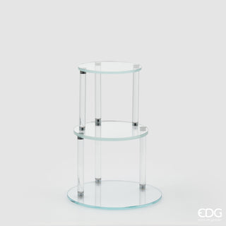 EDG Enzo De Gasperi Alzata Decorativa Splendor Rotonda H38 cm