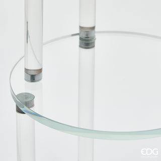 EDG Enzo De Gasperi Alzata Decorativa Splendor Rotonda H38 cm