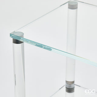 EDG Enzo De Gasperi Splendor Quadratische Dekorative Tortenplatte H38 cm
