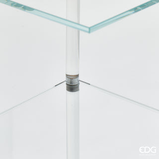 EDG Enzo De Gasperi Splendor Quadratische Dekorative Tortenplatte H38 cm