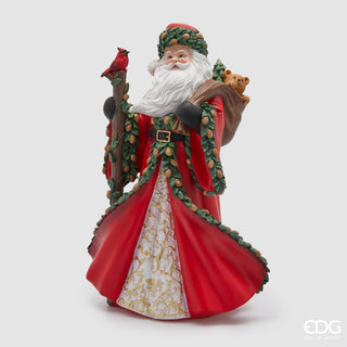 EDG Enzo De Gasperi Decorazione Natalizia Babbo Natale Viandante H47 cm