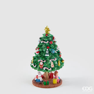 EDG Enzo De Gasperi Carillon Pino con Regali H18 cm in Resina