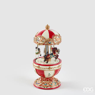 EDG Enzo De Gasperi Carillon Cavallo H18,5 cm in Resina