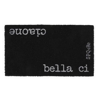 Villa D'Este SPQERE Bella Ci Doormat 70x40 cm Black