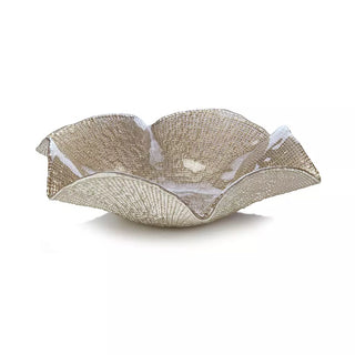 IVV Folies Tischdekoration D41 cm aus metallisch taubengrauem Glas