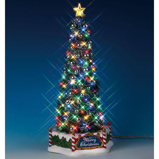 Lemax Majestic Christmas Tree with Lights and Sounds H34 cm