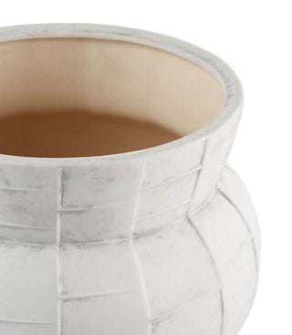 L'Oca Nera Cache Pot Alto in Ceramica D28 H32 cm
