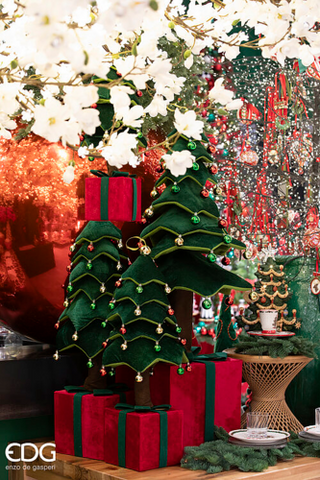 EDG Enzo De Gasperi Decoro Natalizio Albero da appendere H90 cm