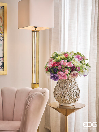 EDG Enzo De Gasperi Set 6 Rami Anemone con Foglie H45 cm