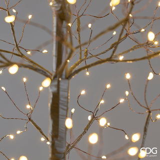 EDG Enzo De Gasperi Albero Led Faggio Slim 708 led H150 cm Nero