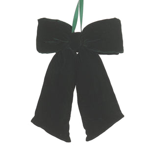 Vetur Decorazione Fiocco Velluto H36 cm Verde