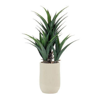L'Oca Nera Pianta Artificiale Agave con Vaso H107 cm