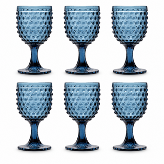 Fade Set 6 Calici Ibiza 300 ml in Vetro Blu