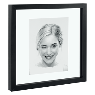Mascagni Casa Photo Frame in Extruded Aluminum 15x20 cm Black