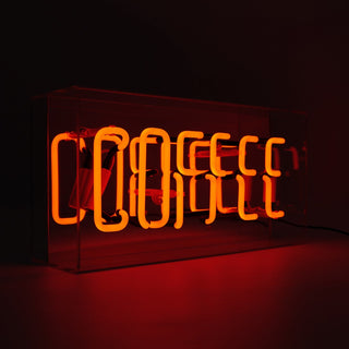 Locomocean Insegna Neon Coffee Acrylic Box