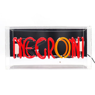 Locomocean Insegna Neon Negroni Acrylic Box