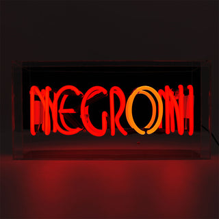 Locomocean Insegna Neon Negroni Acrylic Box