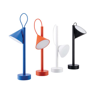 Alessi Lampada da Tavolo Ricaricabile Tsumiki Blu