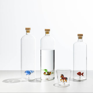 Ichendorf Milano Animal Farm Tumbler Cavallo 30cl in Vetro Borosilicato