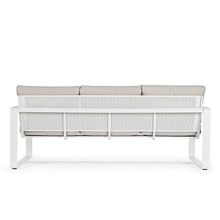 Andrea Bizzotto Set Salotto da Esterno Marrigan Bianco in Alluminio