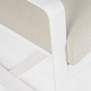 Andrea Bizzotto Set Salotto da Esterno Marrigan Bianco in Alluminio