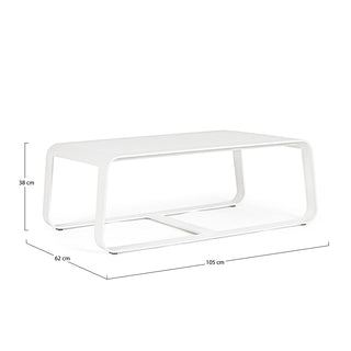 Andrea Bizzotto Set Salotto da Esterno Marrigan Bianco in Alluminio