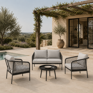 Andrea Bizzotto Outdoor Lounge Set Felipe Grey