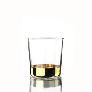 Weissestal Set 6 Bicchieri Acqua Aura Gold Mix in Vetro