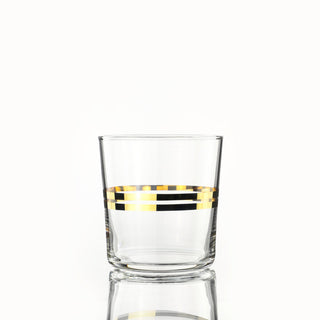 Weissestal Set 6 Bicchieri Acqua Aura Gold Mix in Vetro