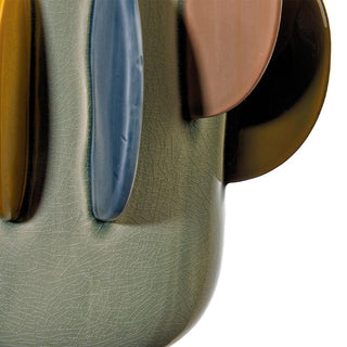 L'Oca Nera Vaso Basso Semicircolare H26 cm in Gres