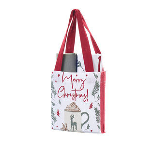 Nuvole di Stoffa Set 2 Strofinacci Natalizi con Borsa 40x70 cm Merry Christmas