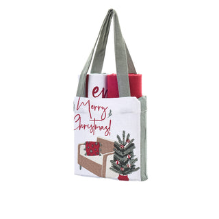 Nuvole di Stoffa Set 2 Strofinacci Natalizi con Borsa 40x70 cm Albero