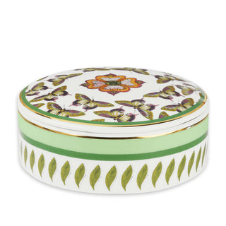 Baci Milano Amazonia Round Container in Porcelain D13 cm