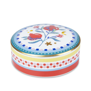 Baci Milano Mamma Mia Round Box D13 cm in Porcelain