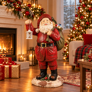Brandani Babbo Natale con Sacco H76 cm in Resina