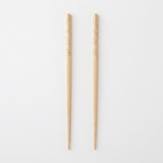 Le Gioie Set 8 Bacchette Sushi Riutilizzabili in Legno di Bamboo