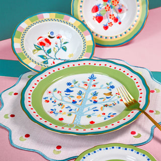 Baci Milano Table Service 24 Pieces Mamma Mia in Porcelain