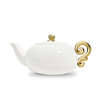 Bialetti Teiera Natalizia Pure Gold in Porcellana