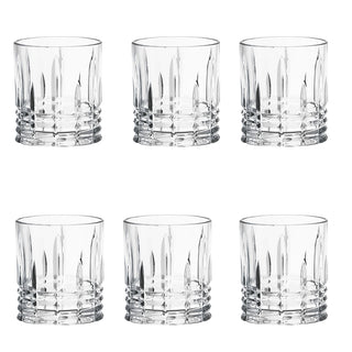 Tognana set 6 Bicchieri Tumbler Lotus Trasparente 335 ml