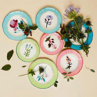 Bitossi Home Pink Botanical Dinner Plate in porcelain 26.5 cm