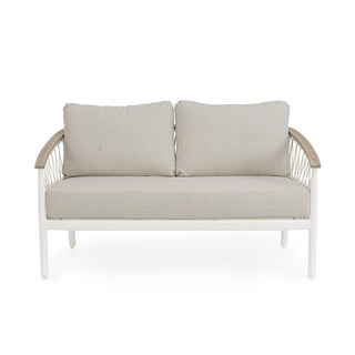 Andrea Bizzotto Salotto da Esterni Fenix Vapor in Alluminio Bianco