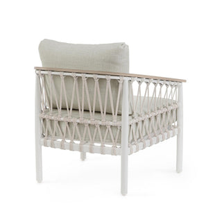 Andrea Bizzotto Salotto da Esterni Fenix Vapor in Alluminio Bianco