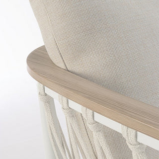 Andrea Bizzotto Salotto da Esterni Fenix Vapor in Alluminio Bianco