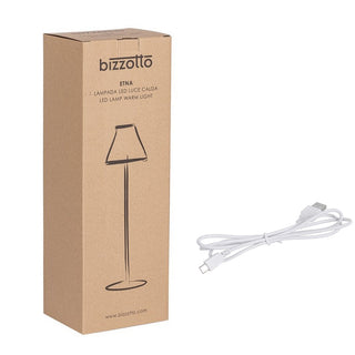 Bizzotto Lampada da Tavolo Etna Nero 38 cm