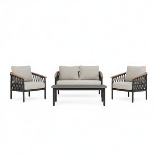 Andrea Bizzotto Salotto da Esterni Fenix in Alluminio Antracite